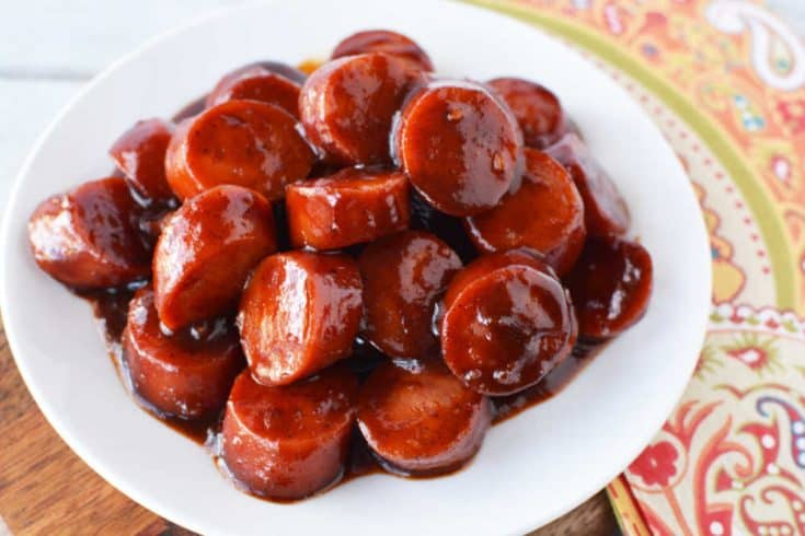 Sweet and Spicy Little Smokies Crock Pot Recipe 