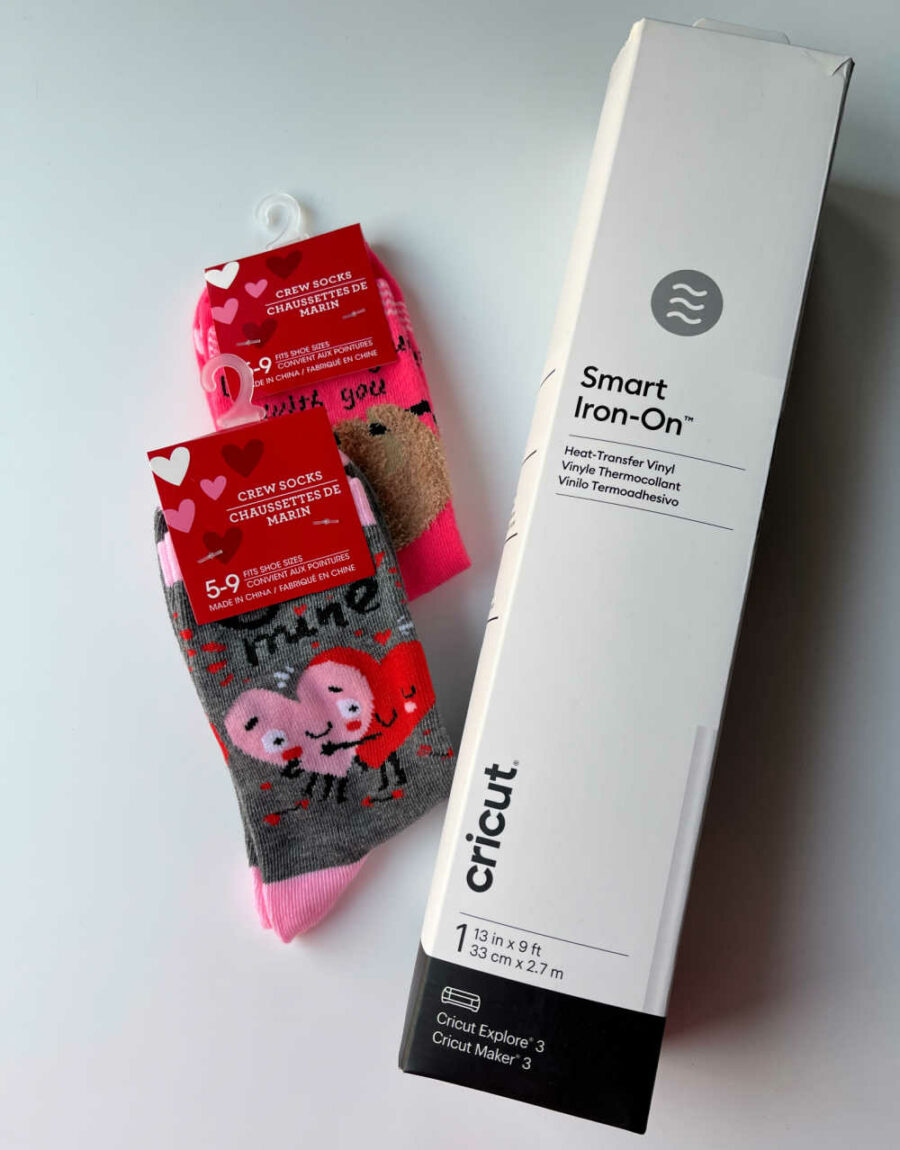 Socks and Cricut Smart Iron-On