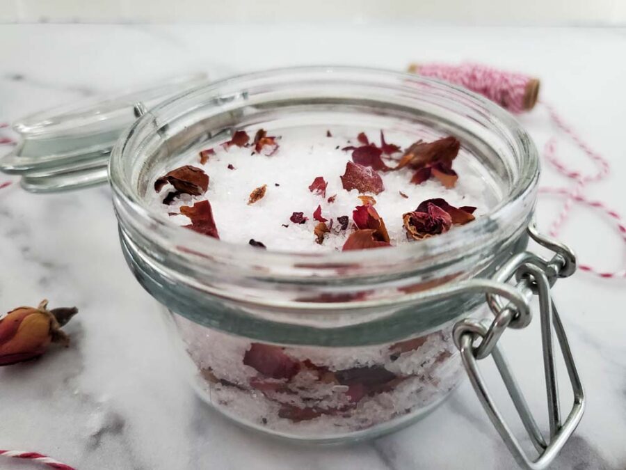Vanilla Rose Bath Salt Soak
