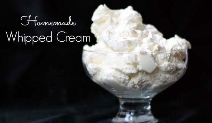 whipped cream
