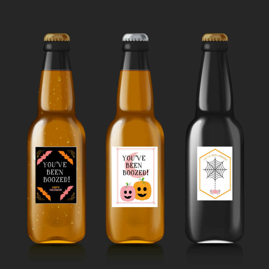 You've been boozed on 3 glass bottles