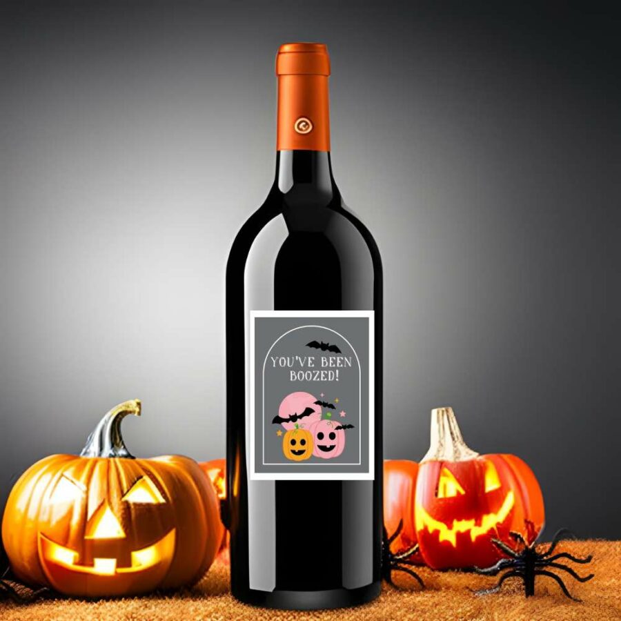 you've been boozed on wine bottle