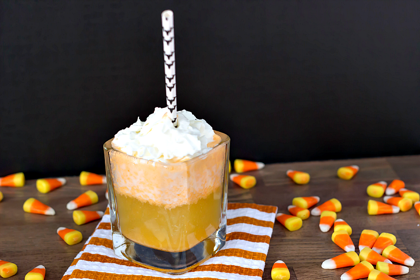 Candy corn cocktail