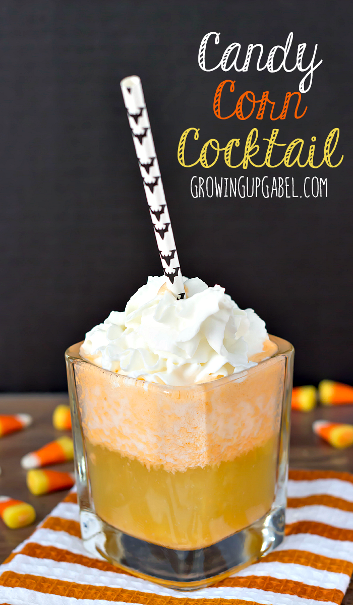 Candy Corn Cocktails are part cocktail, part dessert. They're delicious and a great festive drink for Halloween!