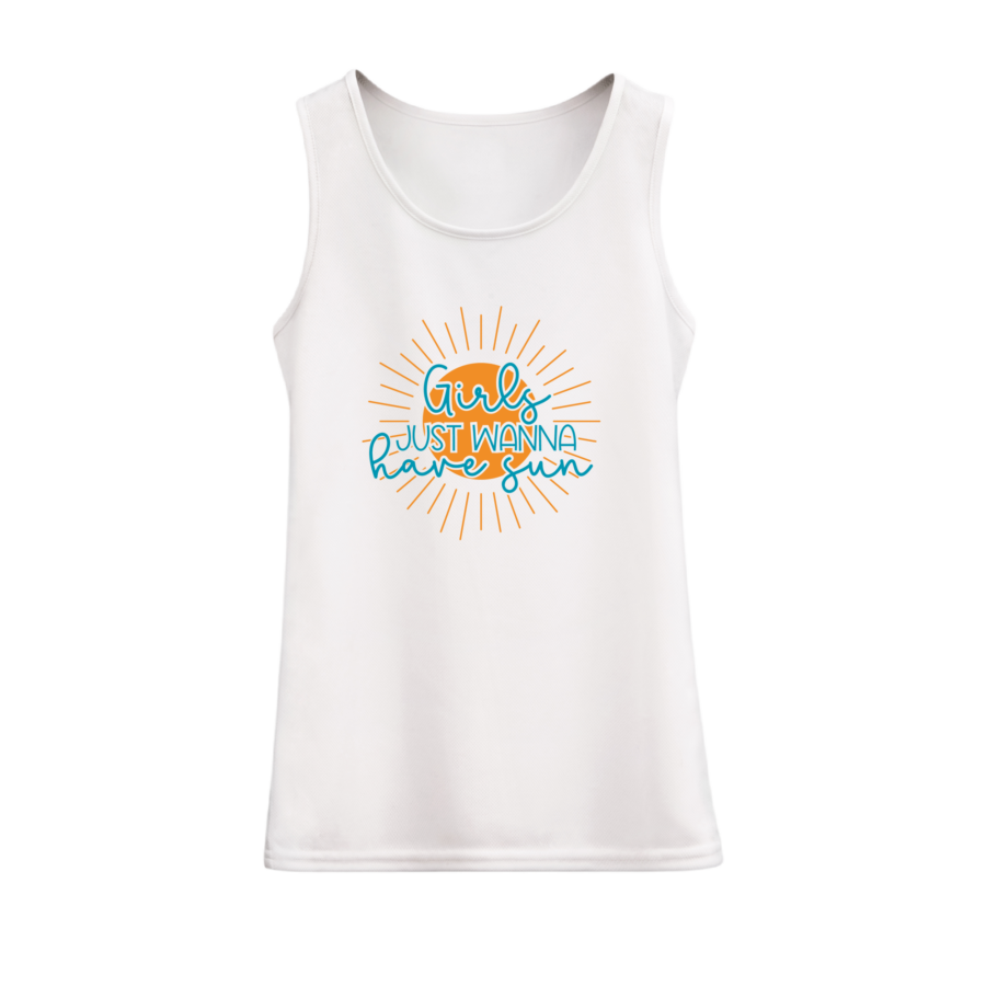 Girls just wanna have sun tank top
